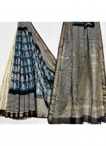 Maheshwari Silk Multi Colour Traditional Wear Block Printed Saree